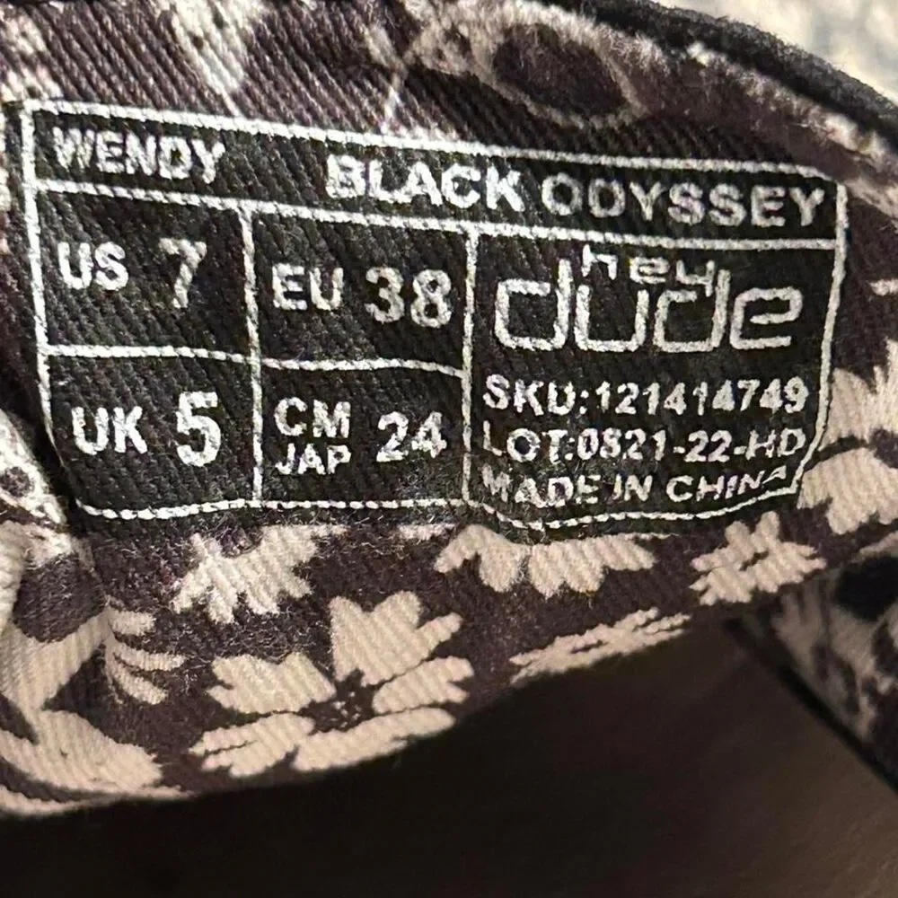 Hey-dude Women's Black Trainers